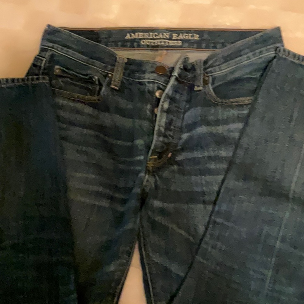 AE button fly jeans